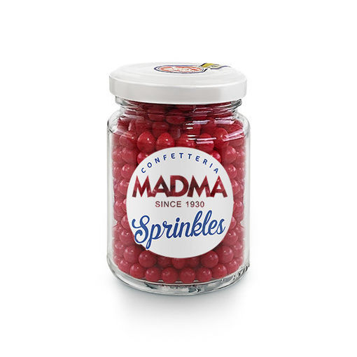 Sprinkles sferici Rosso brillante 6 mm 90 grammi