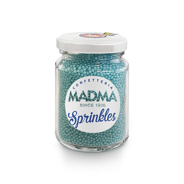 Sprinkles sferici Celeste perlato 2 mm 90 grammi