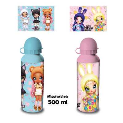 BORRACCIA MINNIE PER BAMBINI 500 ML SCUOLA PERSONALIZZATA CON NOME  ALLUMINIO