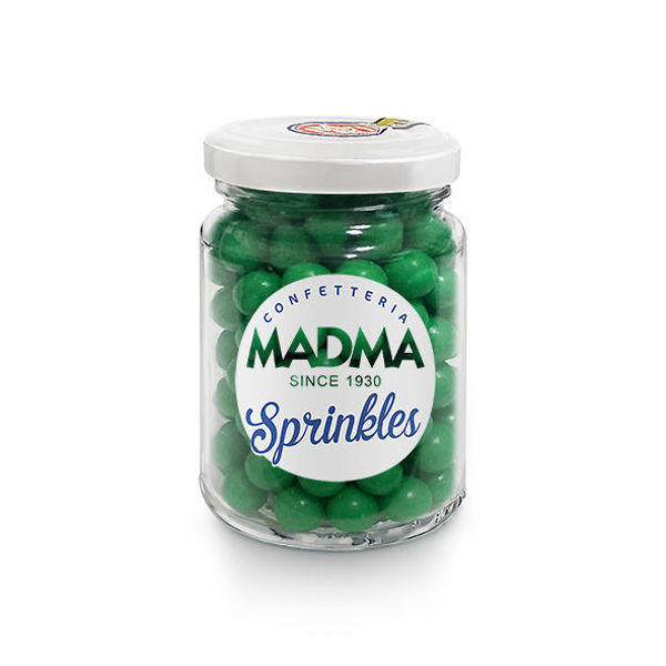 Sprinkles sferici Verde brillante 8 mm 90 grammi