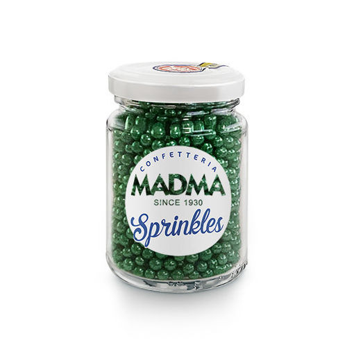 Sprinkles sferici Verde argento 4 mm 90 grammi