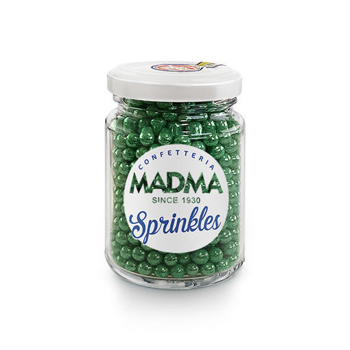 Sprinkles sferici Verde argento 5 mm 90 grammi