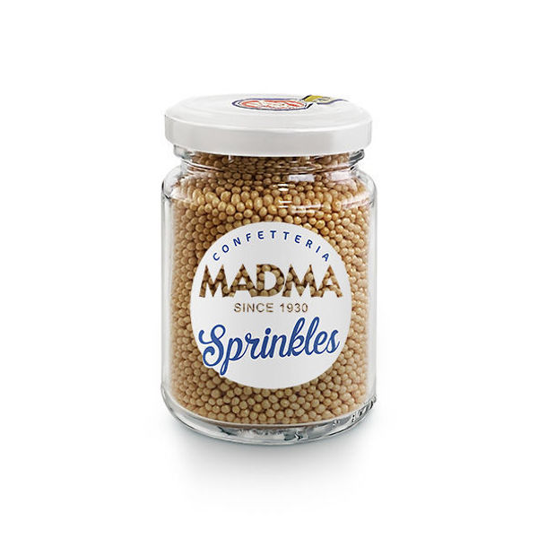 Sprinkles sferici oro perlato 2 mm 90 grammi