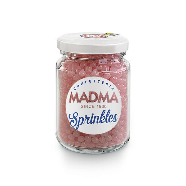 Sprinkles sferici Rosa brillante 4 mm 90 grammi