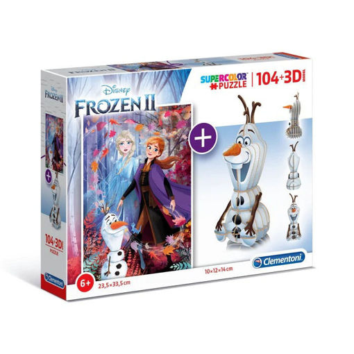 Puzzle 104 pezzi + 3D Model Frozen
