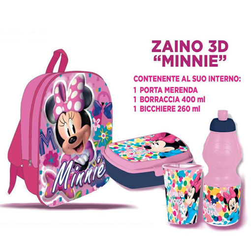 Zaino Asilo 3D School Pack Minnie