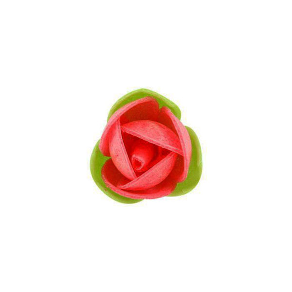 Rose in Cialda Rosse con foglie 180 pezzi