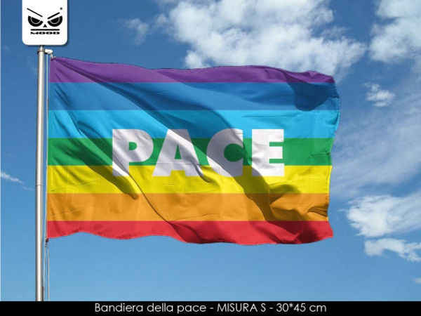 Bandiera della Pace 30x45 cm