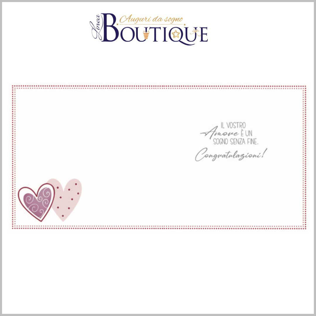 Partycolare- Biglietto Boutique Con Applicazioni Di Carta E Strass Felice Anniversario
