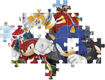 Puzzle 104 Supercolor Sonic
