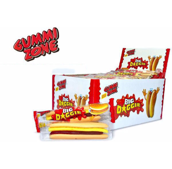 Caramelle gommose Maxi Hot Dog 36 pezzi