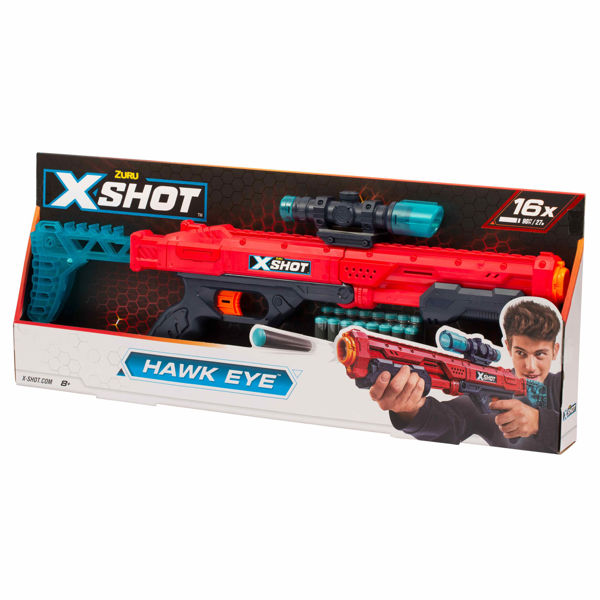 X-Shot Fucile Excel Hawk Eye con 16 Dardi