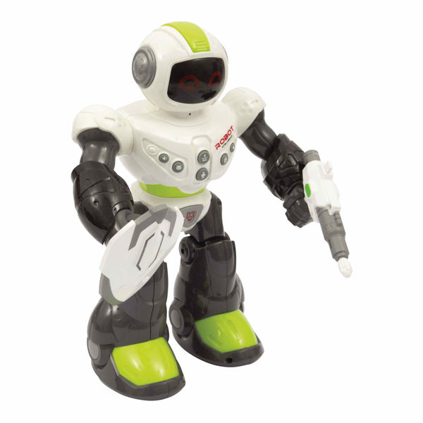 Robot RC Guerriero Verde Armato