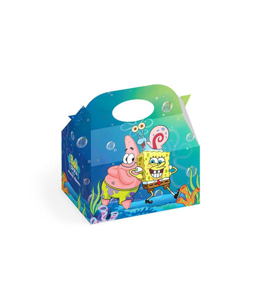 Box in cartoncino 16x16x10,5 Spongebob 12 pezzi