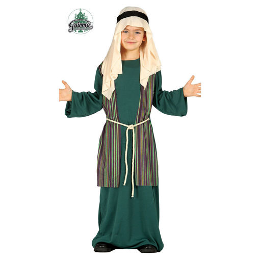 Costume Bimbo San Giuseppe Pastore verde 5/6 anni