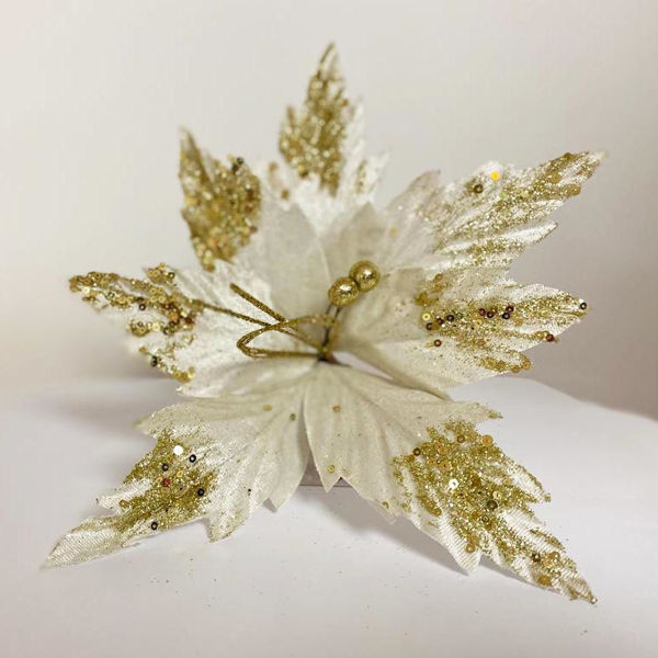 Fiore Gambo lungo Panna 65 cm