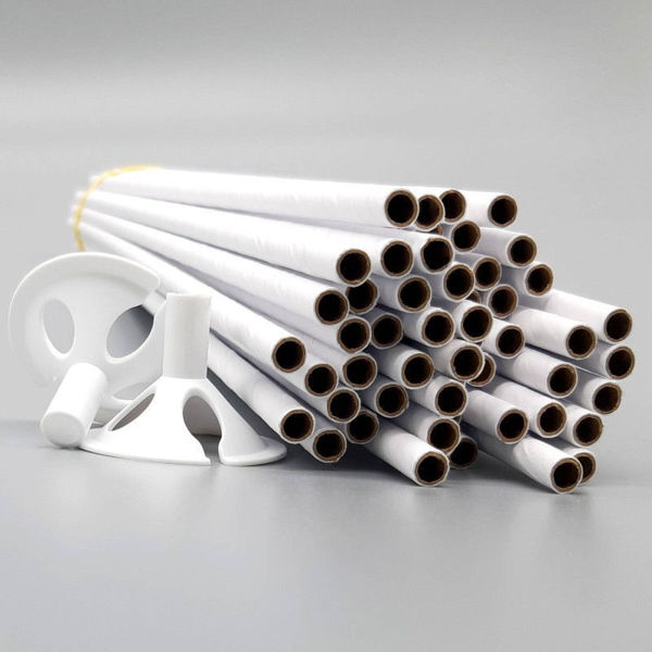 Astine per palloncini in carta 29 cm con valvola 100 pezzi