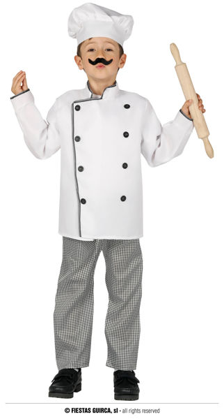 Costume Chef 7/9 anni