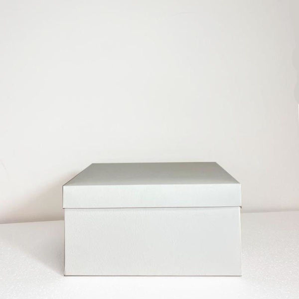 Scatola Cartone per Bomboniere Bianca 20x20x10 cm 10 pezzi