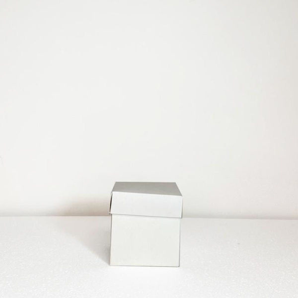 Scatola Cartone per Bomboniere Bianca 8x8x8x cm 10 pezzi