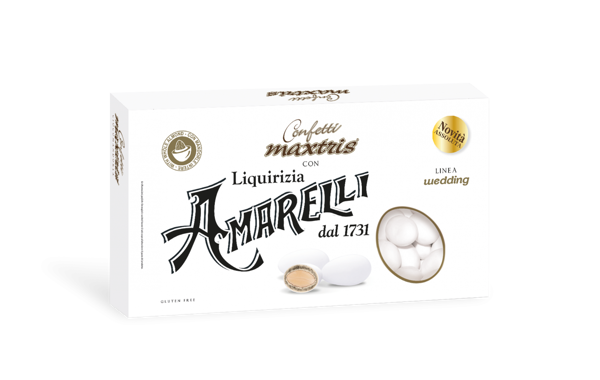 Confetti Maxtris Amarelli al cioccolato bianco 1 kg