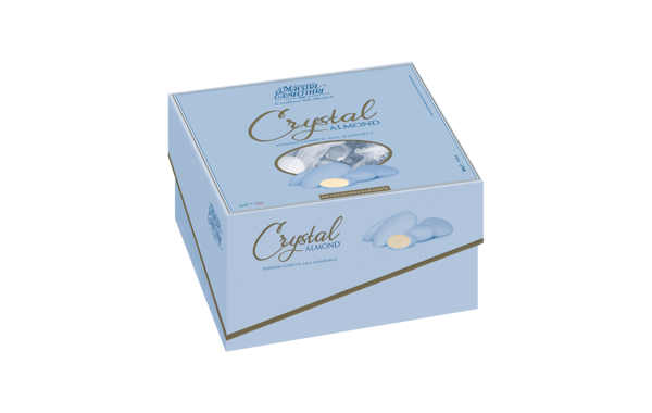 Confetti alla Mandorla CRYSTAL ALMOND Celeste Incartati 500 grammi