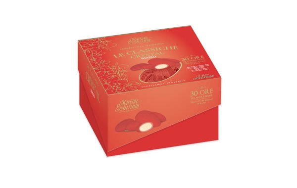 Confetti alla Mandorla CRYSTAL ALMOND Rossi Incartati 500 grammi