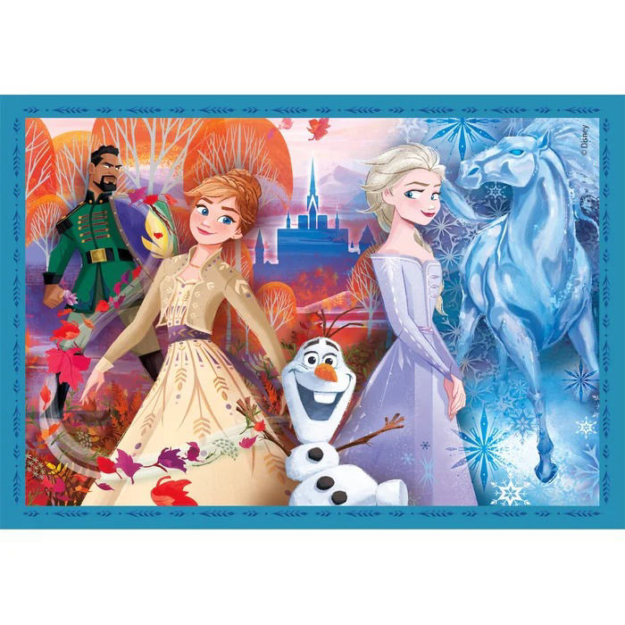 Partycolare- Puzzle 4 in 1 Frozen