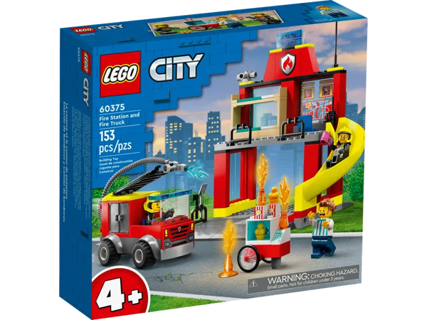 Lego City Caserma dei pompieri e autopompa