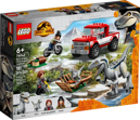 Lego Jurassic La cattura dei Velociraptor Blue e Beta