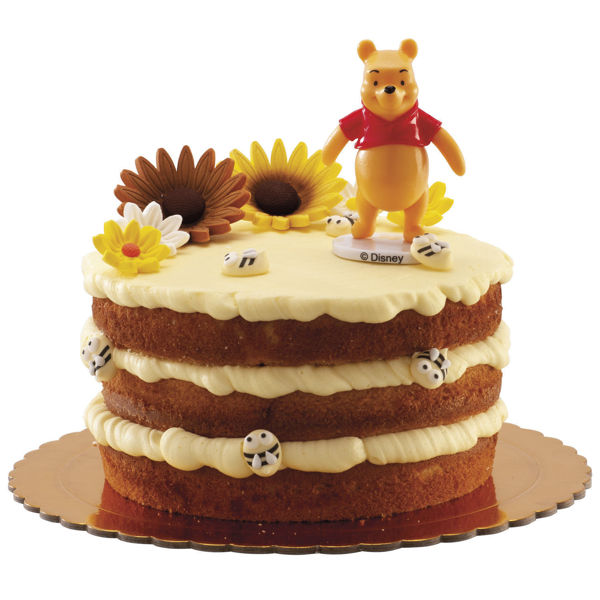 Cake topper Winnie the Pooh 9 cm decorazione torta bambino