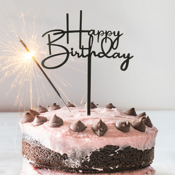 Cake Topper Happy Birthday