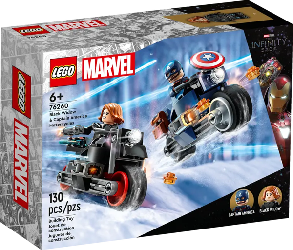 Motociclette di Black Widow e Captain America