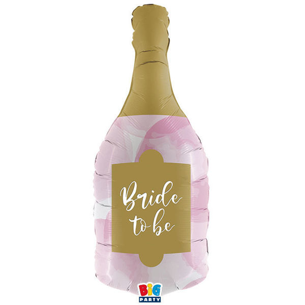 Palloncino mylar 44x89 cm Bride To Be Champagne
