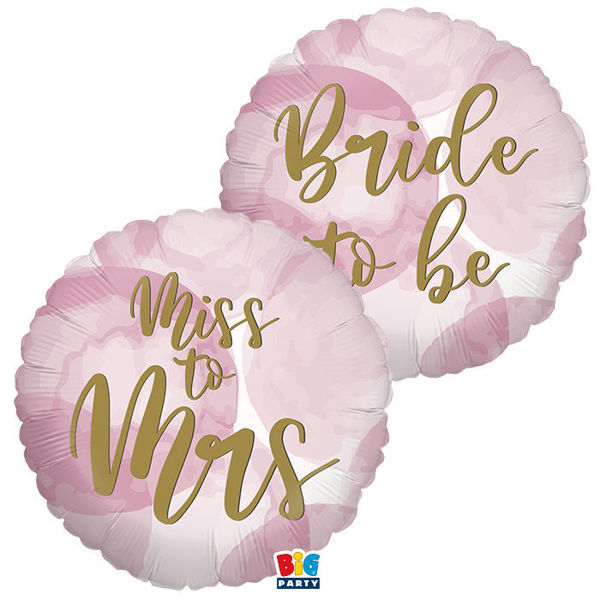 Palloncino mylar 45 cm Bride to Be