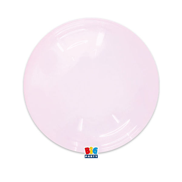 Palloncino Deco Bubble crystal Rosa 18'' 45 cm