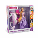 Princess Rapunzel 30 cm con cavallo