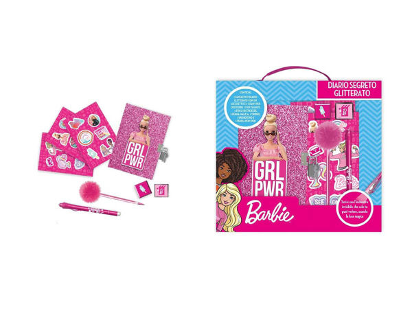 Partycolare- Barbie Diario segreto glitterato