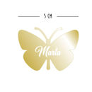 Sagoma farfalla in plexiglass con nome incisione