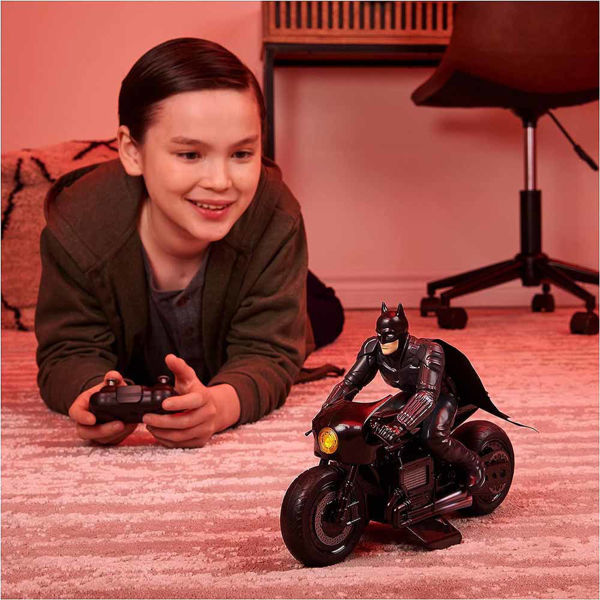 Batman in moto con radiocomando