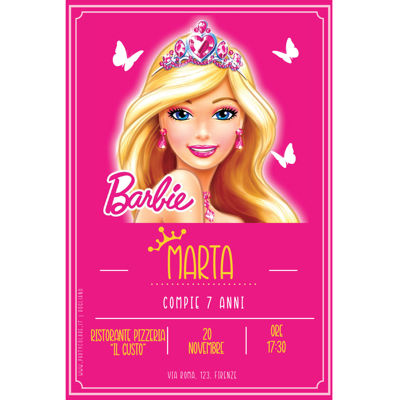 Palloncino foil grande Barbie da 42 di alta qualità, palloncino Barbie,  decorazioni per feste Barbie, palloncini Barbie, compleanno Barbie,  compleanno ragazza -  Italia