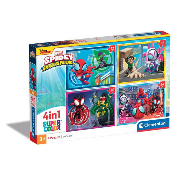 Puzzle 4 in 1 Spidey and his amazing