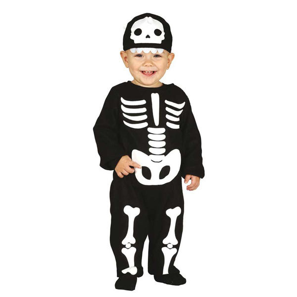 Costume Baby Scheletro 12/18 mesi