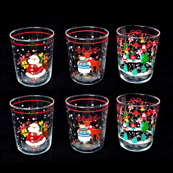 Immagine di Set 6 Bicchieri in vetro Christmas Soft 315 cc