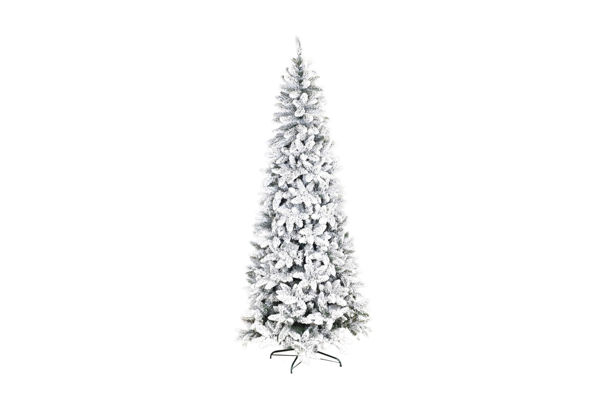 Partycolare- Albero di Natale Slim Innevato Alto Adige 240 cm