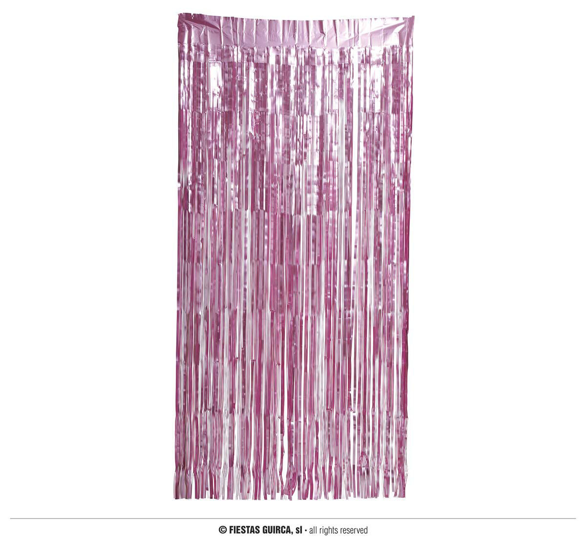 Tenda A Fili KAIKOON 90x240 Cm Rosa - Tenda Divisorio Per Interni Con 600 Fili/m