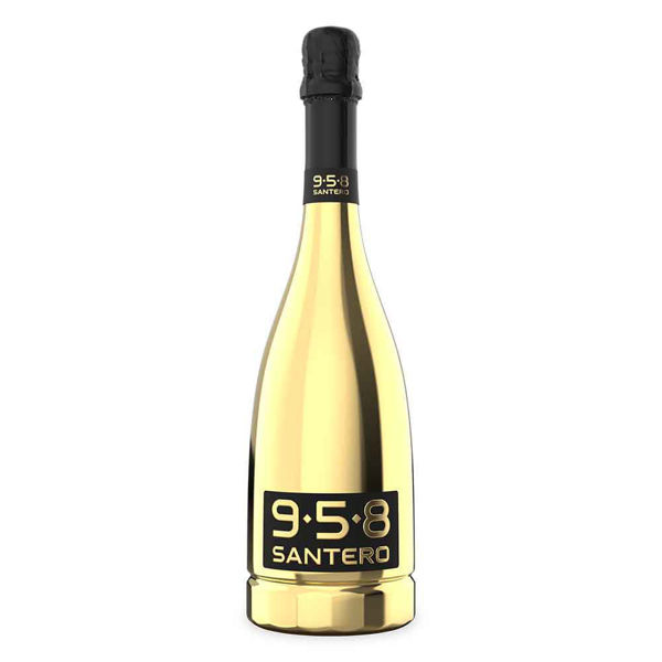 958 Santero Cuvée Gold Millesimato Extra Dry 750 ml – Spumante elegante con bottiglia oro