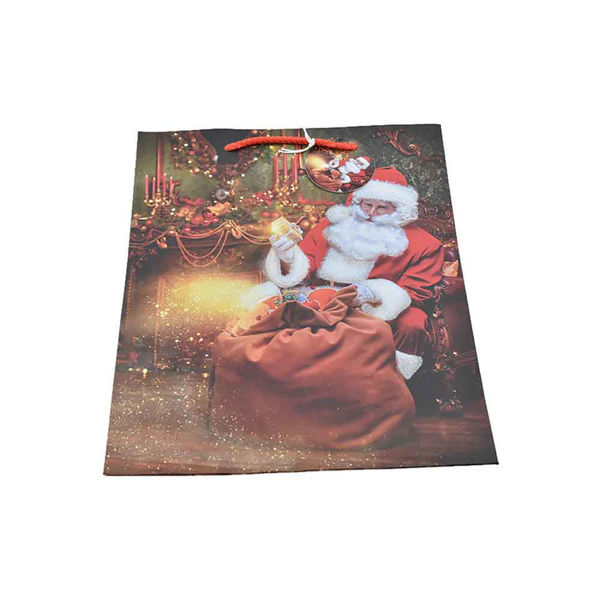Immagine di Busta Natalizia con Babbo Natale 44x17x61 cm