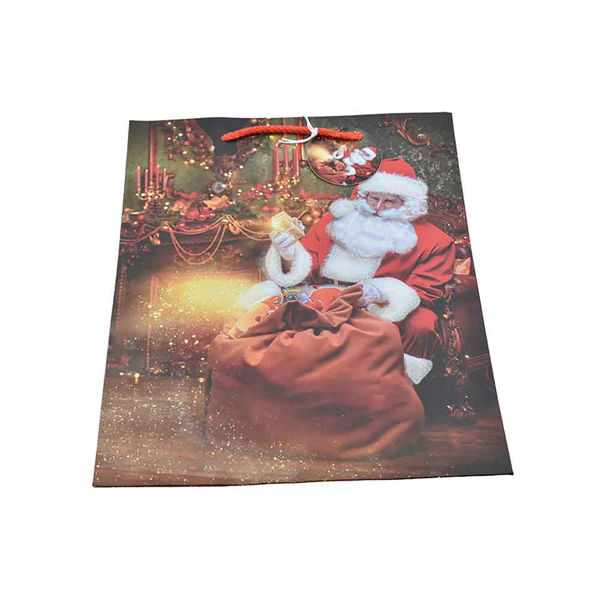 Immagine di Busta Natalizia con Babbo Natale 50x16x72 cm