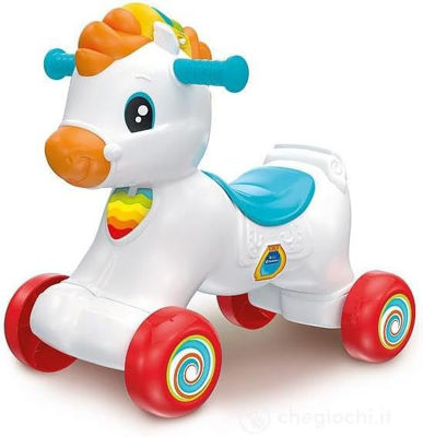 CLEMENTONI BABY NUVOLA DOLCE UNICORNO DONDOLO CAVALCABILE GIOCO